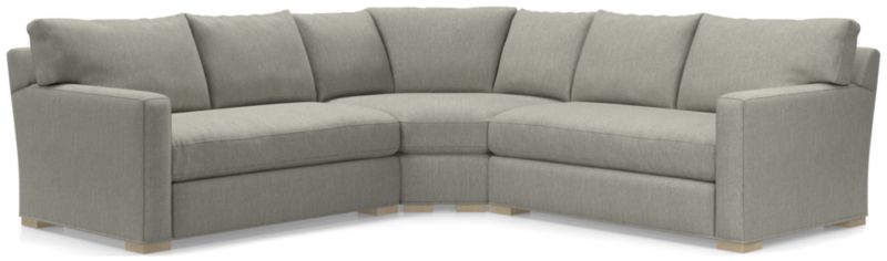 Axis 3-Piece Wedge Bench Sectional Sofa - image 0 of 4