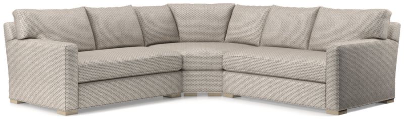 Axis 3-Piece Wedge Bench Sectional Sofa - image 0 of 4