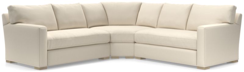 Axis 3-Piece Wedge Bench Sectional Sofa - image 0 of 6