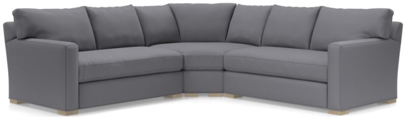 Axis 3-Piece Wedge Bench Sectional Sofa - image 0 of 6