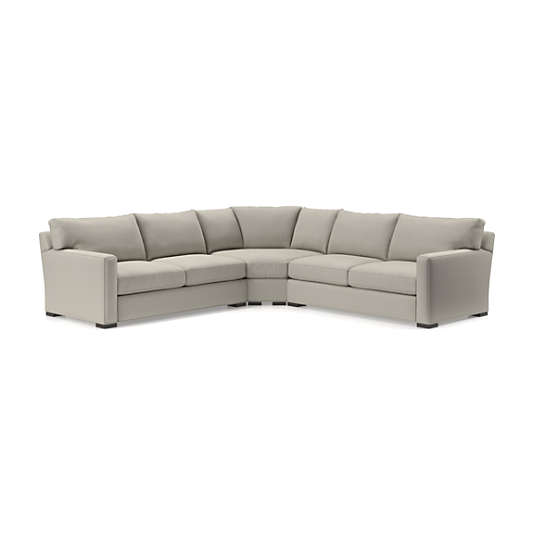 Axis 3-Piece L-Shaped Wedge Sectional Sofa