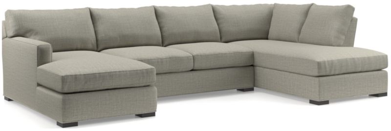 Axis 3-Piece U-Shaped Sectional Sofa with Right-Arm Corner Bumper - image 0 of 6