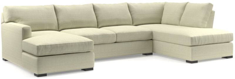 Axis 3-Piece U-Shaped Sectional Sofa with Right-Arm Corner Bumper - image 0 of 6