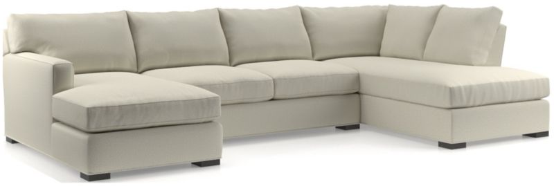 Axis 3-Piece U-Shaped Sectional Sofa with Right-Arm Corner Bumper - image 0 of 6