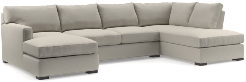 Axis 3-Piece U-Shaped Sectional Sofa with Right-Arm Corner Bumper - image 0 of 6