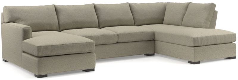 Axis 3-Piece U-Shaped Sectional Sofa with Right-Arm Corner Bumper - image 0 of 6