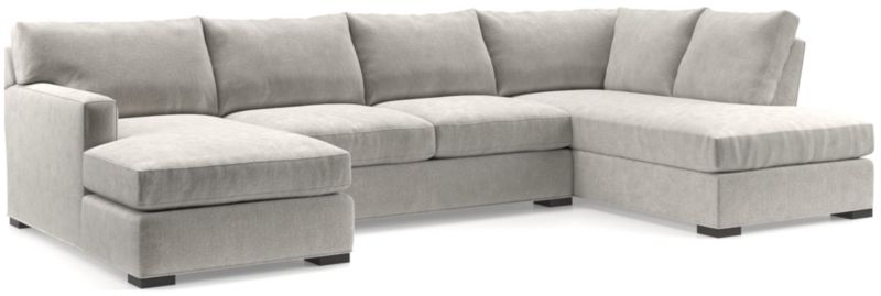 Axis 3-Piece U-Shaped Sectional Sofa with Right-Arm Corner Bumper - image 0 of 6