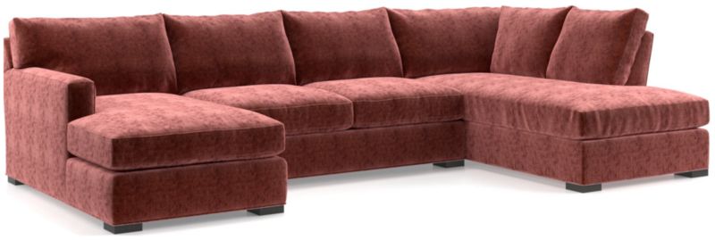 Axis 3-Piece U-Shaped Sectional Sofa with Right-Arm Corner Bumper - image 0 of 6