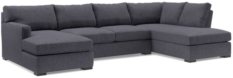 Axis 3-Piece U-Shaped Sectional Sofa with Right-Arm Corner Bumper - image 0 of 7