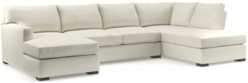 Axis 3-Piece U-Shaped Sectional Sofa with Right-Arm Corner Bumper - image 0 of 6