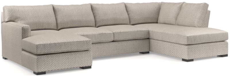 Axis 3-Piece U-Shaped Sectional Sofa with Right-Arm Corner Bumper - image 0 of 8