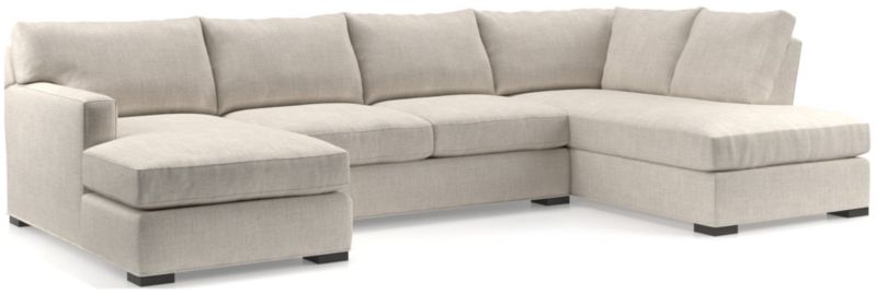 Axis 3-Piece U-Shaped Sectional Sofa with Right-Arm Corner Bumper - image 0 of 8