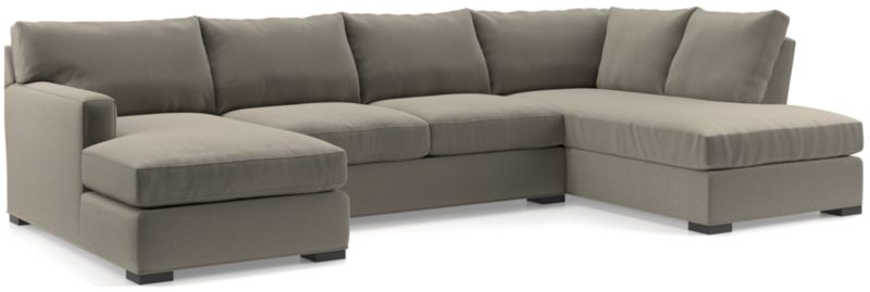 Axis 3-Piece U-Shaped Sectional Sofa with Right-Arm Corner Bumper - image 0 of 8