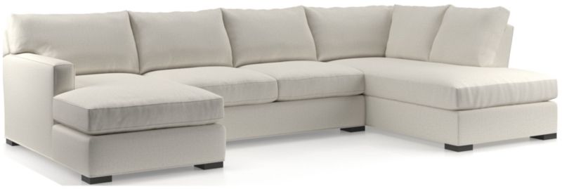 Axis 3-Piece U-Shaped Sectional Sofa with Right-Arm Corner Bumper - image 0 of 6