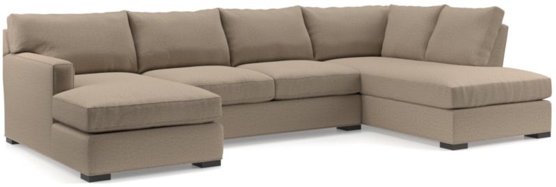 Axis 3-Piece U-Shaped Sectional Sofa with Right-Arm Corner Bumper - image 0 of 6