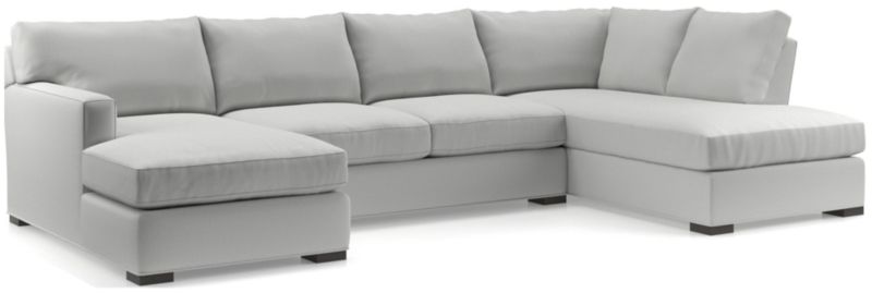 Axis 3-Piece U-Shaped Sectional Sofa with Right-Arm Corner Bumper - image 0 of 6