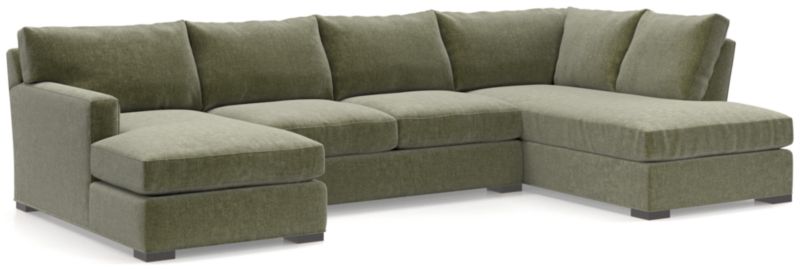 Axis 3-Piece U-Shaped Sectional Sofa with Right-Arm Corner Bumper - image 0 of 8