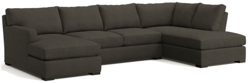 Axis 3-Piece U-Shaped Sectional Sofa with Right-Arm Corner Bumper - image 0 of 8