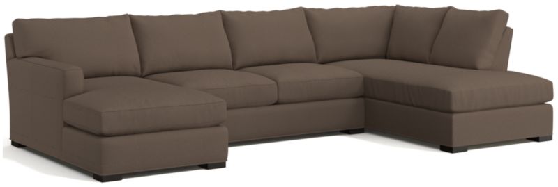 Axis 3-Piece U-Shaped Sectional Sofa with Right-Arm Corner Bumper - image 0 of 8