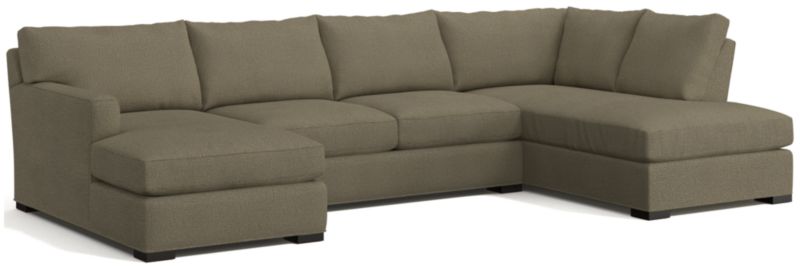 Axis 3-Piece U-Shaped Sectional Sofa with Right-Arm Corner Bumper - image 0 of 8