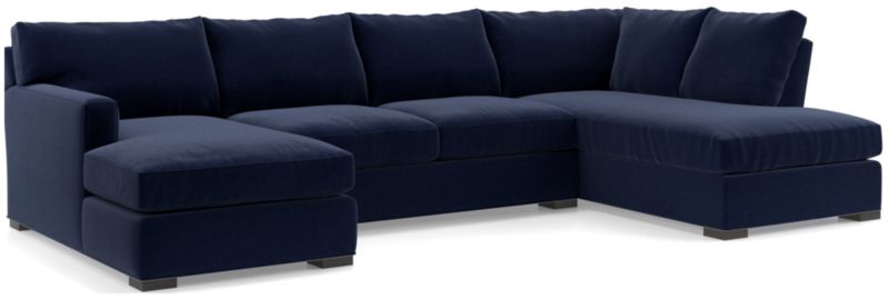 Axis 3-Piece U-Shaped Sectional Sofa with Right-Arm Corner Bumper - image 0 of 6