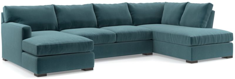 Axis 3-Piece U-Shaped Sectional Sofa with Right-Arm Corner Bumper - image 0 of 6