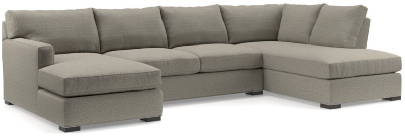 Axis 3-Piece U-Shaped Sectional Sofa with Right-Arm Corner Bumper - image 0 of 7