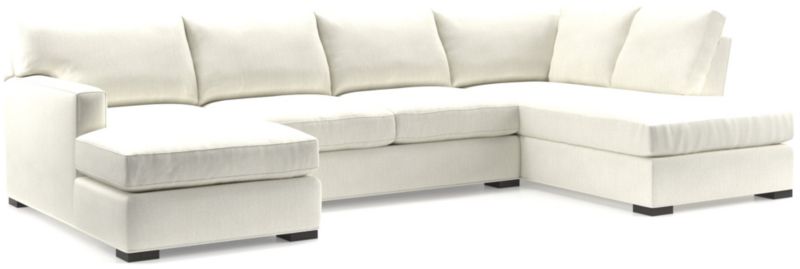 Axis 3-Piece U-Shaped Sectional Sofa with Right-Arm Corner Bumper - image 0 of 6