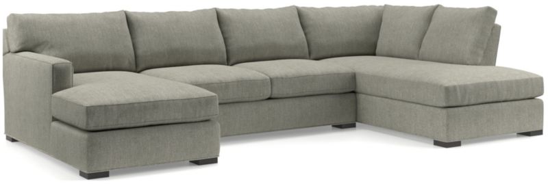 Axis 3-Piece U-Shaped Sectional Sofa with Right-Arm Corner Bumper - image 0 of 6