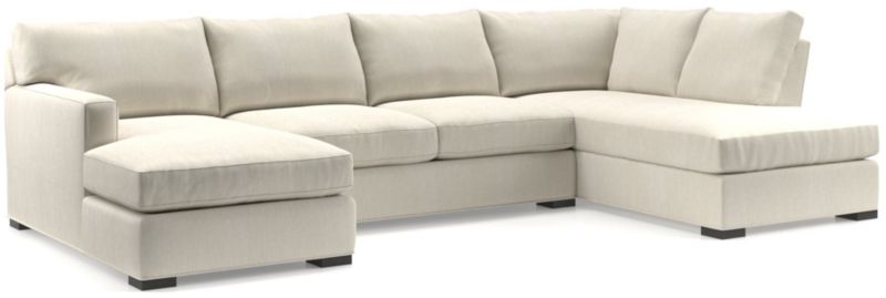 Axis 3-Piece U-Shaped Sectional Sofa with Right-Arm Corner Bumper - image 0 of 6