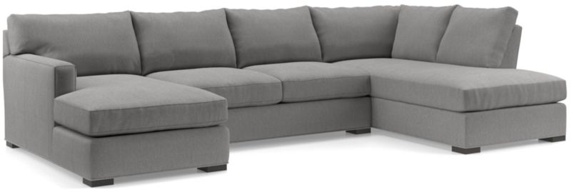 Axis 3-Piece U-Shaped Sectional Sofa with Right-Arm Corner Bumper - image 0 of 8