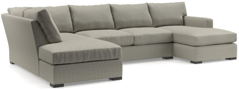 Axis 3-Piece U-Shaped Sectional Sofa with Left-Arm Corner Bumper - image 0 of 7