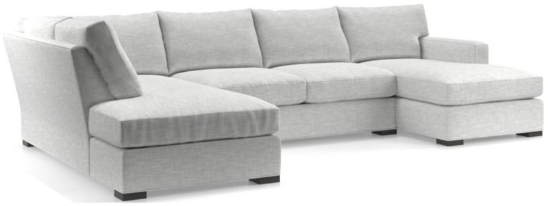 Axis 3-Piece U-Shaped Sectional Sofa with Left-Arm Corner Bumper - image 0 of 6