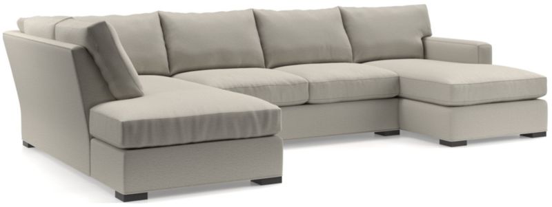 Axis 3-Piece U-Shaped Sectional Sofa with Left-Arm Corner Bumper - image 0 of 5