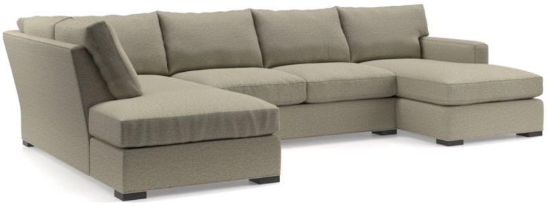 Axis 3-Piece U-Shaped Sectional Sofa with Left-Arm Corner Bumper - image 0 of 5