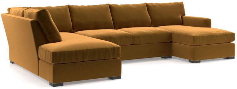 Axis 3-Piece U-Shaped Sectional Sofa with Left-Arm Corner Bumper - image 0 of 5