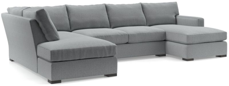 Axis 3-Piece U-Shaped Sectional Sofa with Left-Arm Corner Bumper - image 0 of 6