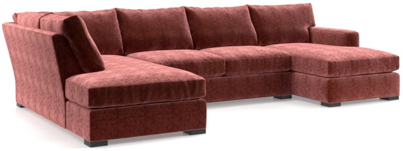 Axis 3-Piece U-Shaped Sectional Sofa with Left-Arm Corner Bumper - image 0 of 5