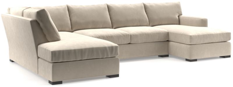 Axis 3-Piece U-Shaped Sectional Sofa with Left-Arm Corner Bumper - image 0 of 5