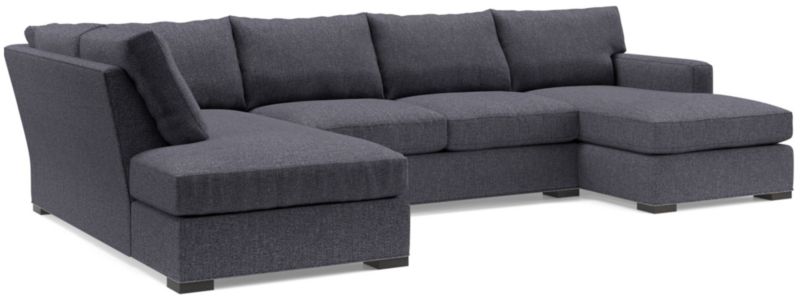 Axis 3-Piece U-Shaped Sectional Sofa with Left-Arm Corner Bumper - image 0 of 6