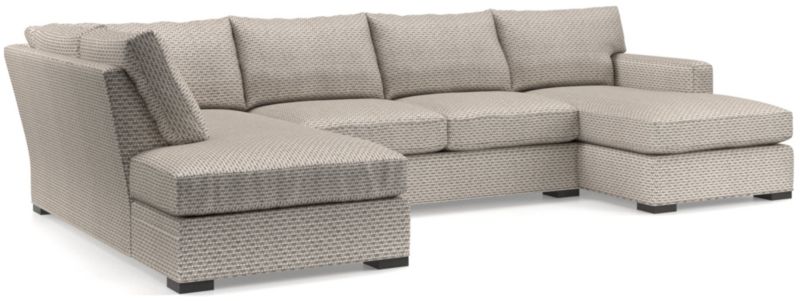 Axis 3-Piece U-Shaped Sectional Sofa with Left-Arm Corner Bumper - image 0 of 7