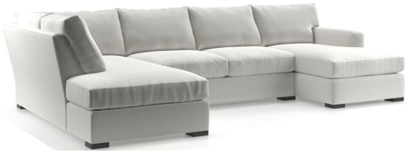 Axis 3-Piece U-Shaped Sectional Sofa with Left-Arm Corner Bumper - image 0 of 6