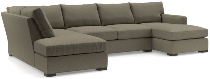 Axis 3-Piece U-Shaped Sectional Sofa with Left-Arm Corner Bumper - image 0 of 5