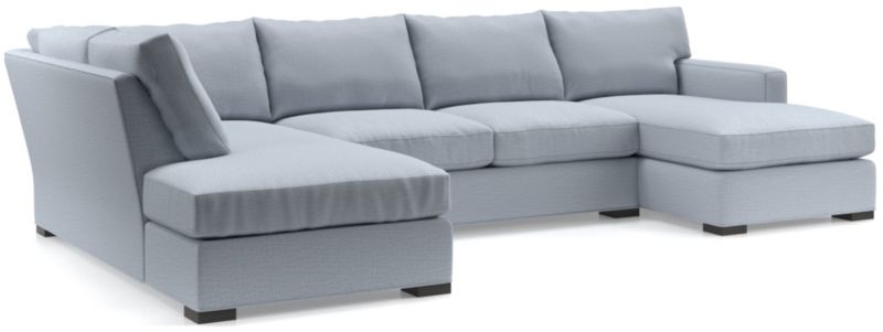 Axis 3-Piece U-Shaped Sectional Sofa with Left-Arm Corner Bumper - image 0 of 5