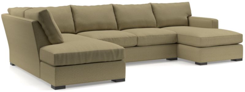 Axis 3-Piece U-Shaped Sectional Sofa with Left-Arm Corner Bumper - image 0 of 5