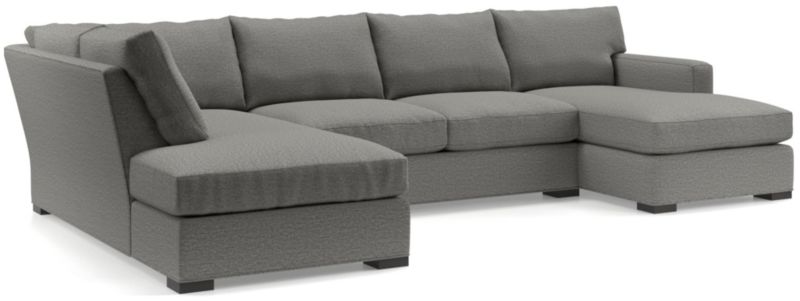 Axis 3-Piece U-Shaped Sectional Sofa with Left-Arm Corner Bumper - image 0 of 5