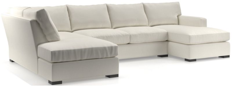 Axis 3-Piece U-Shaped Sectional Sofa with Left-Arm Corner Bumper - image 0 of 5