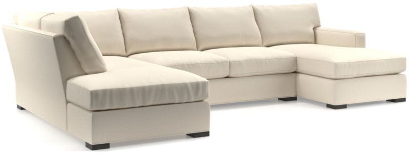 Axis 3-Piece U-Shaped Sectional Sofa with Left-Arm Corner Bumper - image 0 of 5