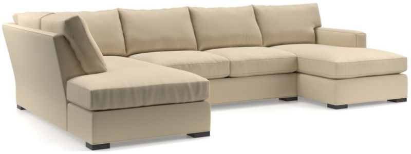 Axis 3-Piece U-Shaped Sectional Sofa with Left-Arm Corner Bumper - image 0 of 5