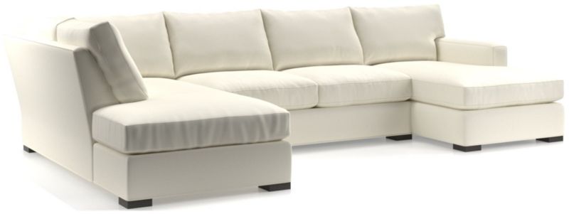 Axis 3-Piece U-Shaped Sectional Sofa with Left-Arm Corner Bumper - image 0 of 7